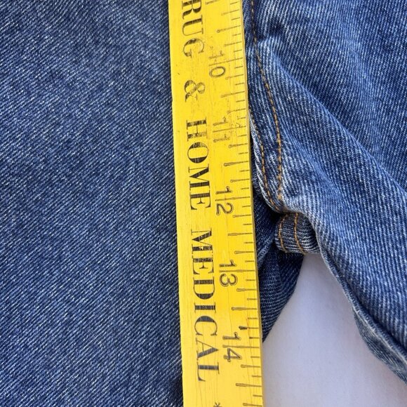 Basic Editions Straight Denim Jeans Men's 38Wx30L Blue Cotton 5 Pockets - Picture 9 of 16